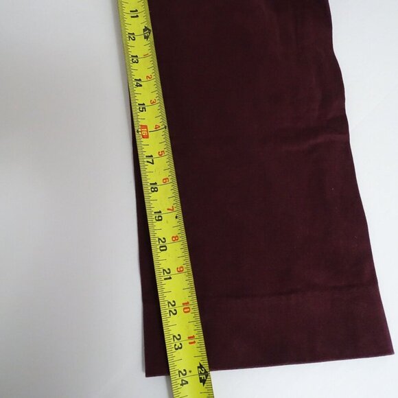 Gap Stretch Straight Chino Cropped Pants Women Size 14 Burgundy Red Pockets - Picture 14 of 15
